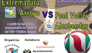  Extremadura Arroyo se enfrentará a Feel Volley Alcobendas en Jarandilla de la Vera 