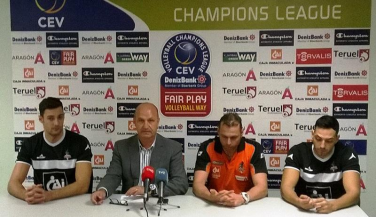 CAI Voleibol Teruel presenta la Liga de Campeones