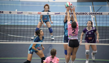 Aceites Abril Voleyourense no reacciona ante un rival directo