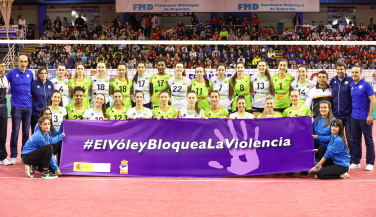 El vóley bloquea la violencia