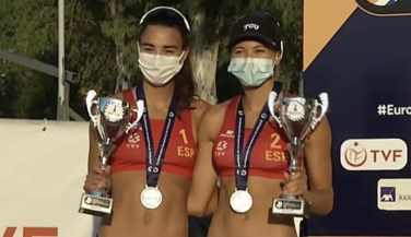 Tania Moreno y Ana Vergara subcampeonas de Europa sub 20.