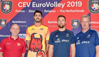 España ante el muro más grande del #EurovolleyM. 