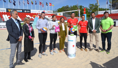 Las representantes españolas listas para el VW Beach Pro Tour Futures de Madrid