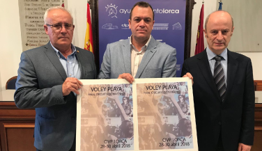Presentada en Lorca la Final del Circuito de Invierno de Vóley Playa