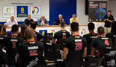 Presentada la XVI Copa Príncipe de Voleibol en Las Palmas de Gran Canaria