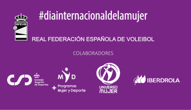 La RFEVB se adhiere a los actos por el Día Internacional de la Mujer
