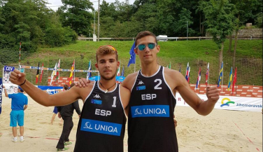 Las parejas españolas al asalto de las eliminatorias en el Europeo Sub18 de Voley Playa
