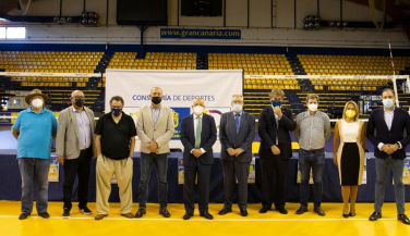 La Supercopa Masculina presentada en el Centro Insular de Deportes