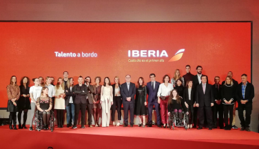 El vóley presente en la gala #Talentoabordo de Iberia