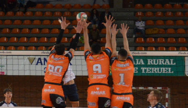 Primera victoria de la segunda vuelta para el Pamesa Teruel Voleibol
