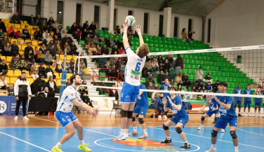 Voley Textil Santanderina cierra el 2024 en lo más alto de la tabla y con triunfo en su fortín