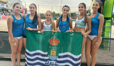 Arrancó el Campeonato de España de Vóley Playa Cadete de clubes femeninos