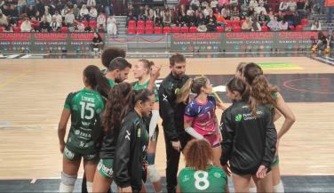 F. Unicaja Andalucía cae 3-0 frente a CV Charleroi en la ida de octavos de la CEV Challenge Cup