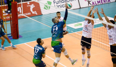 Clasificación virtual de Unicaja Costa de Almería con un voleibol muy real