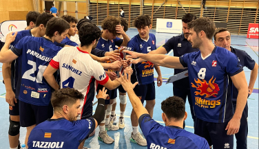 Vikings Vòlei Prat Cae en un Vibrante 2-3 ante el CV Mediterráneo