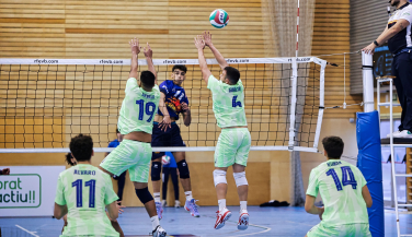Vikings Vòlei Prat cae ante el Barça Voleibol por 0-3 en la cuarta jornada 