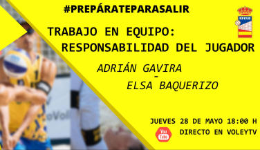 Adrián Gavira y Elsa Baquerizo ponentes del foro de vóley playa este jueves